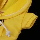 8inch Dolls Clothes - Lovely Doll Yellow Hoodie Smile Face Printed Outerwear For 1/8 Doll Clothing