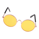1/4 BJD Dolls Eyeglasses Sunglasses Eyewear for Salon Doll Golden Frame Vintage Style Accessories