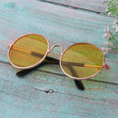 1/4 BJD Dolls Eyeglasses Sunglasses Eyewear for Salon Doll Golden Frame Vintage Style Accessories