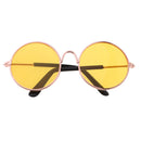 1/4 BJD Dolls Eyeglasses Sunglasses Eyewear for Salon Doll Golden Frame Vintage Style Accessories