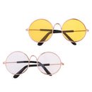 1/4 BJD Dolls Eyeglasses Sunglasses Eyewear for Salon Doll Golden Frame Vintage Style Accessories