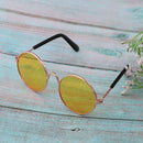 1/4 BJD Dolls Eyeglasses Sunglasses Eyewear for Salon Doll Golden Frame Vintage Style Accessories