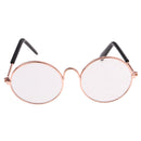 1/4 BJD Dolls Eyeglasses Sunglasses Eyewear for Salon Doll Golden Frame Vintage Style Accessories