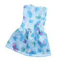 New Dolls Clothing Outfit Butterfly Dress Casual Dresses for 18inch American Girl Doll Blue