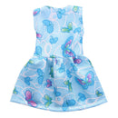 New Dolls Clothing Outfit Butterfly Dress Casual Dresses for 18inch American Girl Doll Blue