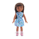 New Dolls Clothing Outfit Butterfly Dress Casual Dresses for 18inch American Girl Doll Blue