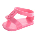 18inch Princess Sandals Shoes for American Girl Doll Clothes DIY Making Decor Pink