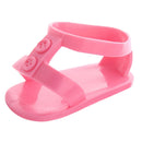 18inch Princess Sandals Shoes for American Girl Doll Clothes DIY Making Decor Pink