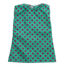 Fashion Frock Skirt Dolls Clothing Polka Dot Dress for 18inch American Girl Dolll Green