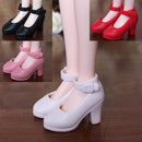 1/6 BJD Smart Dolls Shoes Red High Heels for Momoko Licca for LUTS DOD SD DD Party Outfit