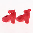 1/6 BJD Smart Dolls Shoes Red High Heels for Momoko Licca for LUTS DOD SD DD Party Outfit