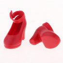1/6 BJD Smart Dolls Shoes Red High Heels for Momoko Licca for LUTS DOD SD DD Party Outfit