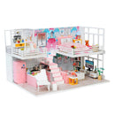 Romantic 1/24 Dollhouse Miniature DIY House Kits Cabin Creative Room Perfect DIY Gift for Friends Lovers and Families