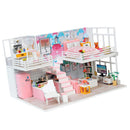 Romantic 1/24 Dollhouse Miniature DIY House Kits Cabin Creative Room Perfect DIY Gift for Friends Lovers and Families