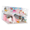 Romantic 1/24 Dollhouse Miniature DIY House Kits Cabin Creative Room Perfect DIY Gift for Friends Lovers and Families