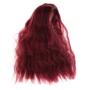 Hair Wig Centre Parting Hair Accessories for BJD MSD DOD Dollfie Doll Not for Human Burgundy