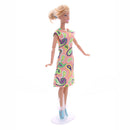 Handmade 12inch Fashion Girl Doll Casual Outfits Printed Dress Clothes for Monster High School Girl Doll Clothing