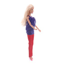 Handmade 12inch Fashion Girl Doll Outfits Tops Vest T-shirt & Trousers Pants for Monster High School Girl Doll Clothing