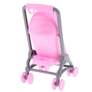 Miniature Plastic Doll Stroller Trolley Nursery Play Toy Simulation Dolls Furniture Toy Baby Carriage Model Pretend Play Toy
