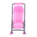 Miniature Plastic Doll Stroller Trolley Nursery Play Toy Simulation Dolls Furniture Toy Baby Carriage Model Pretend Play Toy