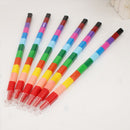 Creative Coloring Crayon 12 Color Crayon Painting Stick Pen Student Stationery