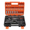 53Pcs 1/4" Drive Socket Ratchet Wrench Combo Bit Set Car Motorcycle Repair Hand Tool Kit