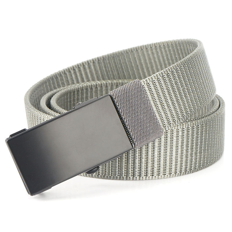 AWMN 125cm Nylon Waist Leisure Belts Zinc Alloy Quick Release Inserting Buckle Tactical Belt
