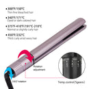 2-IN-1 Professional Hair Curler Straightener Rotating Anti-Winding Fast Heating Tourmaline Ceramic Iron Hair Styling Tool Set