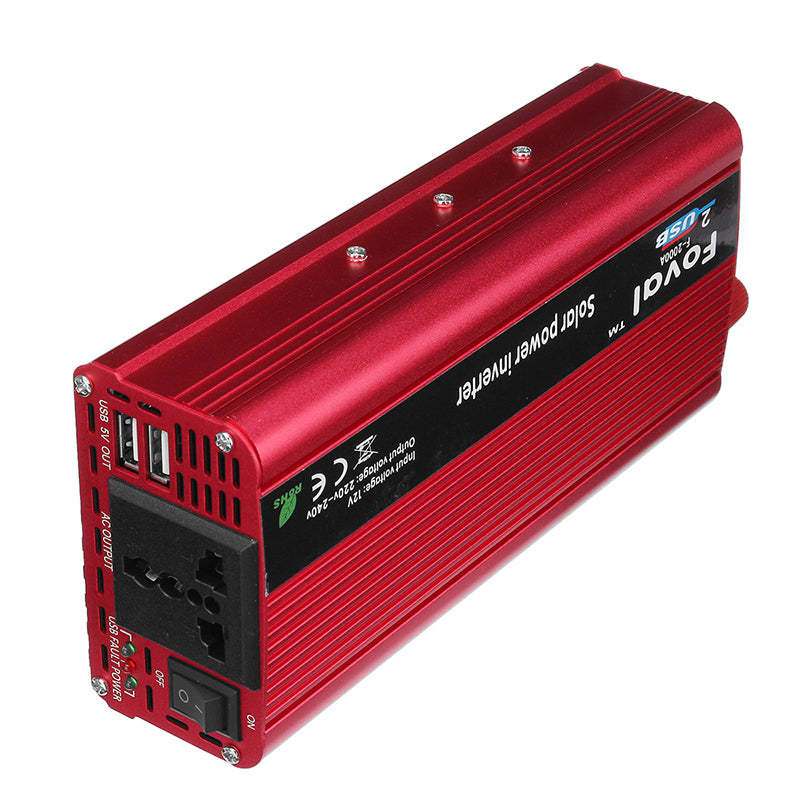 Boat Car 2000W Converter Power Inverter DC 12V to AC 220V Inverter USB Charger Modified Sine Wave Power Converter