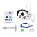 Hiseeu 720P 1.0MP WiFi IP P2P Camera Bullet Outdoor SD Card Storage CCTV Surveillance IR Camera