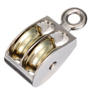 Rotate Fixed Pulley Sheave Rigging Metal Lift Rope Hanging Lifting Wheels