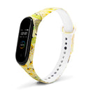 Color Pattern Watch Strap Watch Band for Xiaomi Miband 3 Mibnad 4 Strap