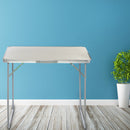 Portable Folding Table Laptop Desk Study Table Aluminum Camping Table with Carrying Handle and  Foldable Legs Table for Picnic Beach Outdoors