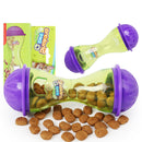 Pet Dog Cat Puppy Bone Shape Tumbler Leakage Food Dispenser Feeder Interactive Toys