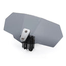 Motorcycle Adjustable Clip On Windshield Screen Extension Spoiler Wind Deflector Universal