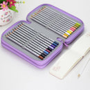 Multifunctional 52 Holes 3 Layers Pencil Case Pencil Curtain Sketch Colored Pencils Bag School Art Painting Supplies