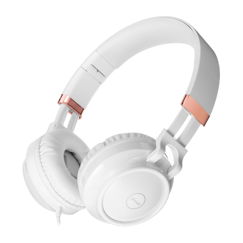 Pincun C60 Foldable Wired Headset Headphone 4D Stereo Portable 3.5mm Wired Over-ear Headset with Mic