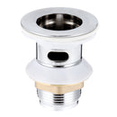 Chrome Click Clack Slotted Sprung Pop Up Push Button Sink Basin Waste Faucet