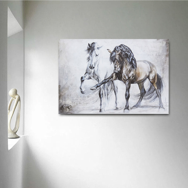 40x56cm Horse Canva-s Painting Pictures Wall Art Home Decorations Waterproof Unframed