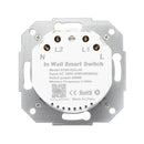 WiFi Smart Light Wall Switch Socket Outlet + 2 Gang Push Button Switch DE EU Smart Life Tuya Wireless Remote Control Work with Alexa Google Home