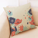 Linen Pillowcase Square Sofa Car Decoration Cushion Cover Pillow Case