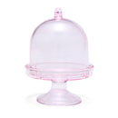 12 Pcs Mini Cake Stand Cupcake Box Plastic Candy Box Holder With Cover Kitchen Storage Container