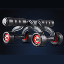 Sports Fitness Four-Wheels Power Roller Abdomen Exercise Wheels Equipment Muscle Strength Training