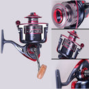 ZANLURE XY3000-5000 5.2/4.9:1 11+1BB Fishing Reel Hand Orientation Exchangable Spinning Wheel