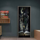 Miico MT006 Door Sticker Halloween Sticker Horror Wall Sticker Removable Stickers