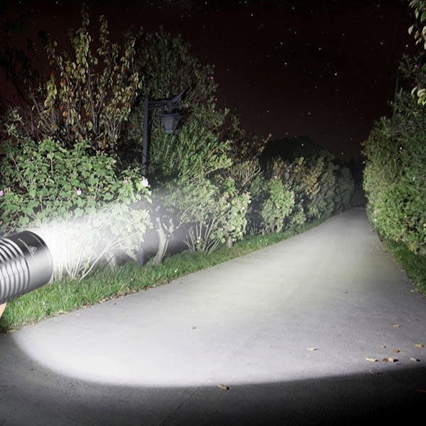 SHENYU 7084 18650 Battery Flashlight USB Charging 5 Modes Zoomable Torch Light High Power Waterproof Lamp