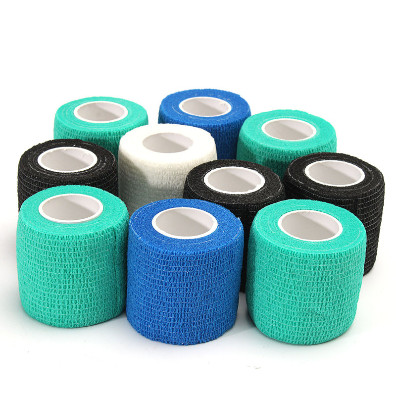 10Pcs Premium Tattoo Self-adhesive Elastic Bandage 4.5M*5CM Tattoo Grip Cover