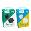 HOCO C67A Portable EU Dual USB Charger Travel Adapter for Samsung Xiaomi Huawei