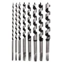 Drillpro 8Pcs 6-20mm Wood Ship Auger Drill Bit Set Woodworking Hole Saw Cutters with Box