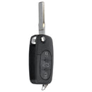 3 PCS Black Buttons Car Remote Key Fob with Battery For Audi A2 A3 A4 A6 A8 TT